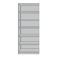 Kerkmann Open kastdeel Office 7 OH met achterwand (960x600 mm)