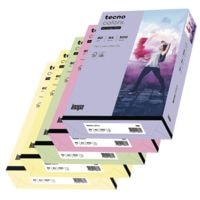 5x Gekleurd printpapier A4 Inapa tecno Rainbow / tecno Colors - 2500 bladen (totaal)