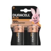 Duracell Pak van 2 batterijen Plus Mono / D / LR20