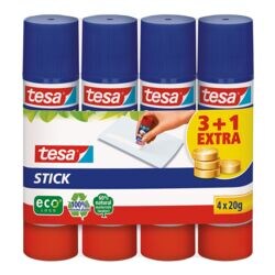 tesa Pak van 4 lijmstiften Stick 57088  ecoLogo® 20 g