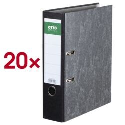 20x Ordner A4 OTTO Office Classic breed, wolkengemarmerd