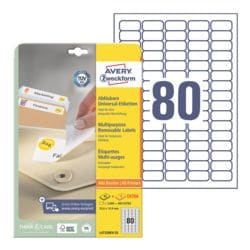 Avery Zweckform Pak van 2400 universele etiketten �L4732REV-25�