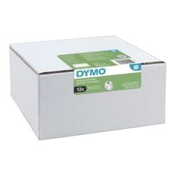 DYMO Pak met 12x papieren LabelWriter etiketten �S0722540� voordeelpakket
