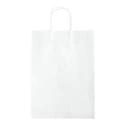 folia Pak met 15 papieren tassen maat XL - wit