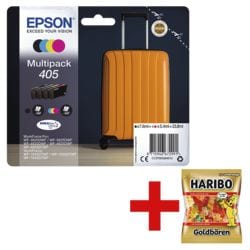 Epson Pak met 4 inktpatronen �405� incl. vruchtengom �Goldb�ren�