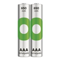 GP Batteries Pak van 2 oplaadbare batterijen ReCyko+ Micro / AAA / 650 mAh