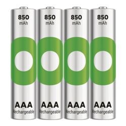 GP Batteries Pak van 4 oplaadbare batterijen ReCyko+ Micro / AAA / 850 mAh