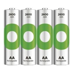 GP Batteries Pak van 4 oplaadbare batterijen ReCyko+ Mignon / AA / 2600 mAh