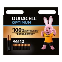 Duracell Set van 12 �Optimum� micro / AAA batterijen