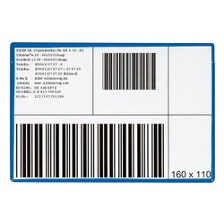 EICHNER 3x 10 PVC magnetische zakken - 160x110 mm