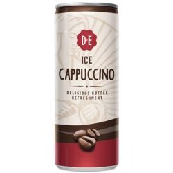 DOUWE EGBERTS 12 blikjes ijskoffie  Cappuccino 250 ml