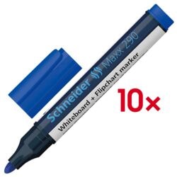Schneider 10x whiteboard- en flipchartmarkers �Maxx 290�