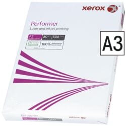 Kopieerpapier A3 Xerox Performer - 500 bladen (totaal), 80g/qm