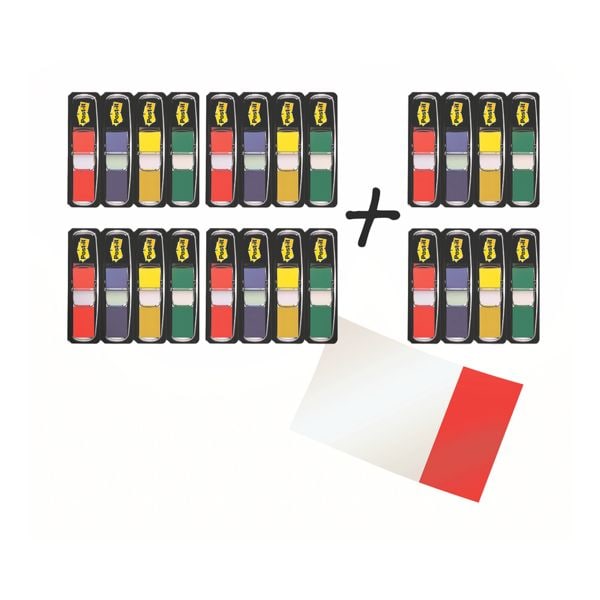 Post-it Index herkleefbare markeerstroken Index Mini 43,2 x 11,9 mm, kunststof