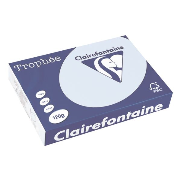 Gekleurd printpapier A4 Clairefontaine Trophe Pastel A4 120 g - 250 bladen (totaal)