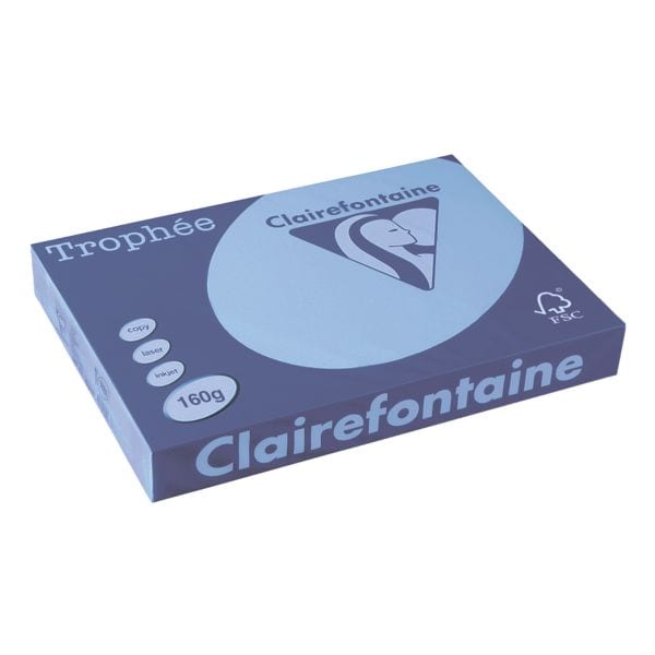 Gekleurd printpapier A3 Clairefontaine Trophe Intens A3 160 g - 250 bladen (totaal)