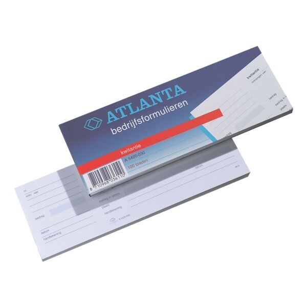 Atlanta Kwitantieblok, 10,5 x 29,7 cm