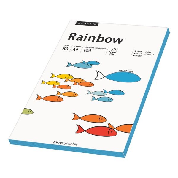 Gekleurde papieren A4 Inapa tecno Rainbow / tecno Colors - 100 bladen (totaal)