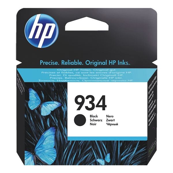 HP Inktpatroon HP 934, zwart - C2P19AE