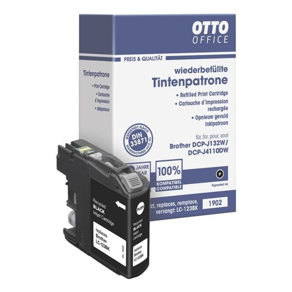 OTTO Office Inktpatroon vervangt Brother  �LC123BK�
