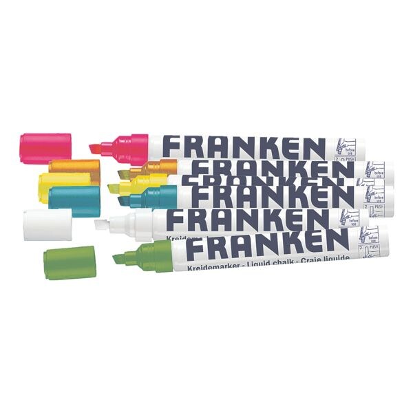 Franken Pak met 6 krijtmarkers �ZKM97�
