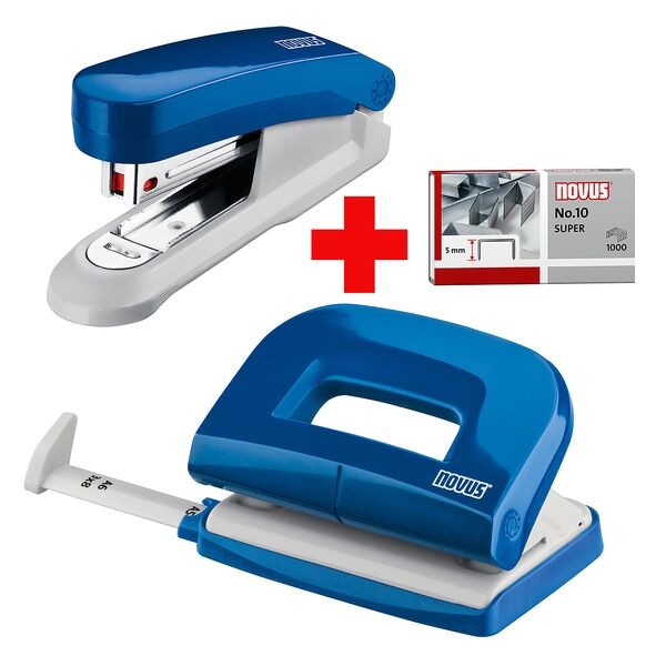 Novus Perforator-nietmachine-bureauset »Evolution Twin Set fresh«