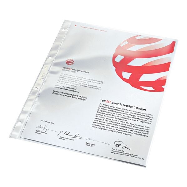 LEITZ folderhoesje Premium 4734 A4 glashelder, bovenaan open - 10 stuk(s)
