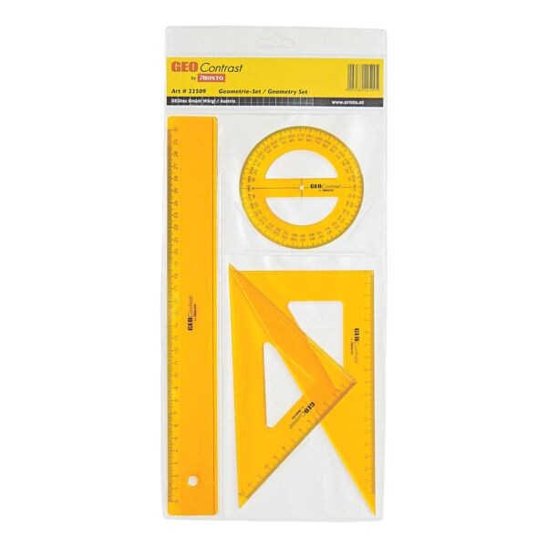 Aristo Geometrie set/linialenset  GEOContrast AR 22509