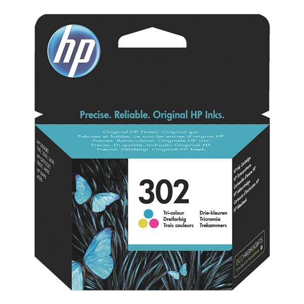 HP Printerpatroon HP 302, 3-kleurig - F6U65AE