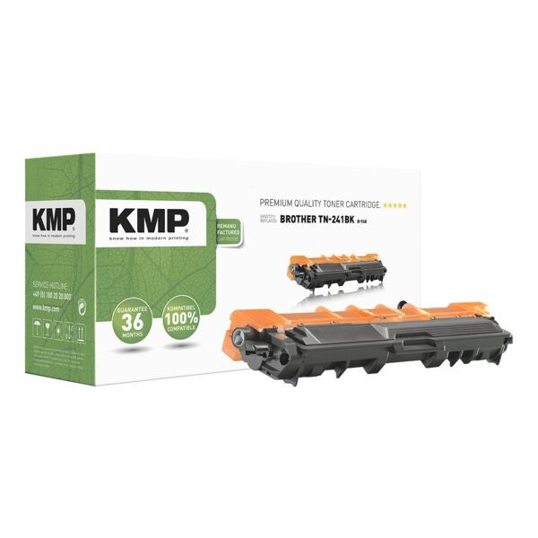 KMP Toner vervangt Brother TN-241BK