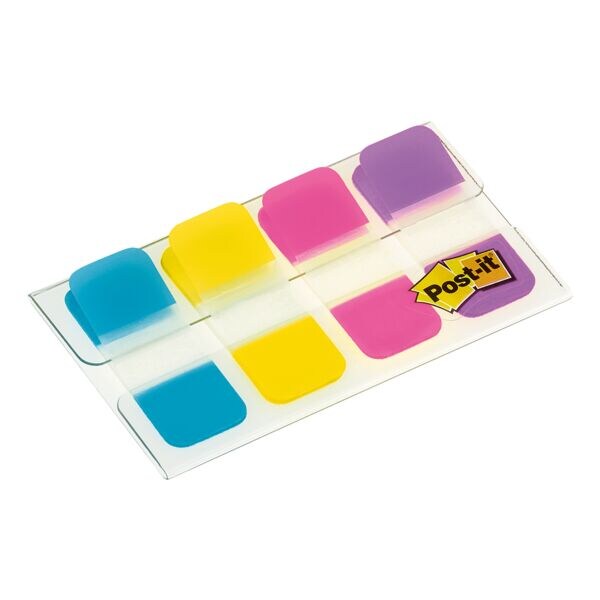 Post-it Index herkleefbare markeerstroken Index® Strong 38 x 16 mm, kunststof Post-it Index herkleefbare markeerstroken Index® Strong 38 x 16 mm, kunststof