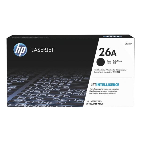 Toner �HP CF226A� HP 26A zwart