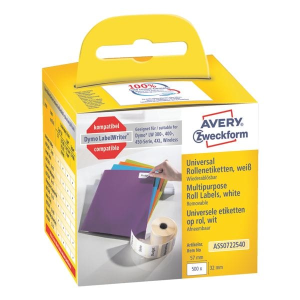 Avery Zweckform Etiketten op rol �ASS0722540�
