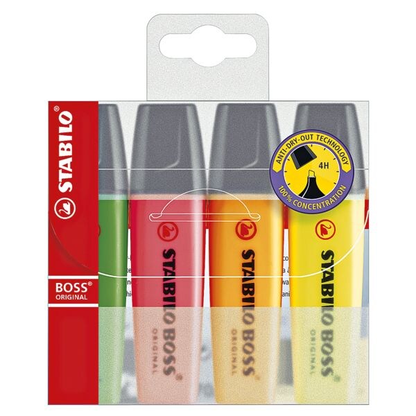 STABILO Markeerstift BOSS&reg; Original navulbaar schuine punt