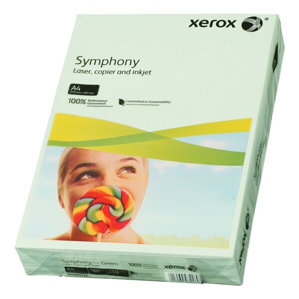 Gekleurd printpapier A4 Xerox Symphony - 250 bladen (totaal)