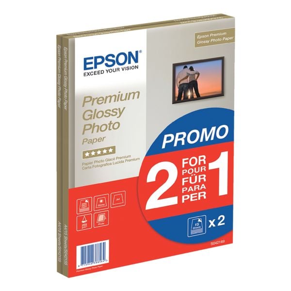 Epson Fotopapier Premium Glossy, A4