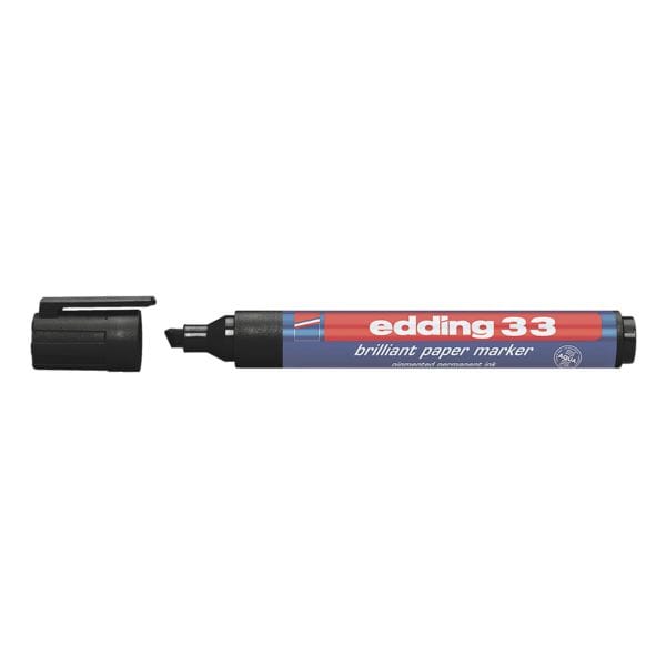 edding Permanent-Marker 33 - schuine punt, Lijndikte 1,0  - 5,0 mm (XB)