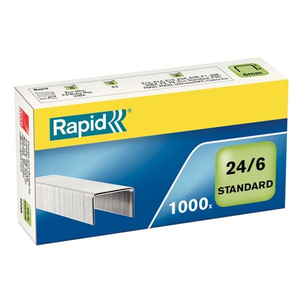 Rapid Nietjes 24/6 1000 stuks