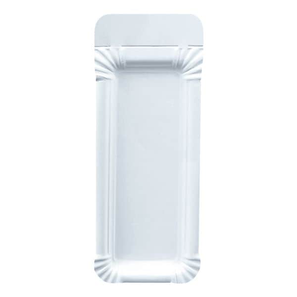 Papstar Pak met 250 wegwerp borden met vasthouder �pure� van karton van nieuwe vezels 8x21 cm