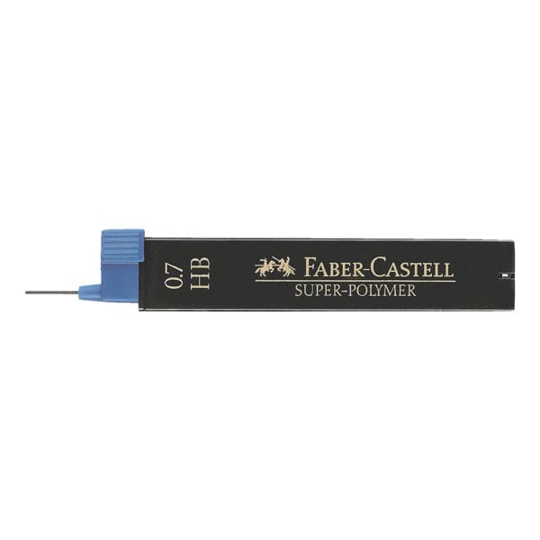 Faber-Castell Pak van 12 vulpotlood vullingen Super Polymer 0,7 mm