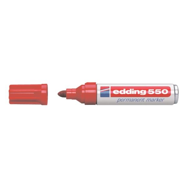 edding Permanent-Marker 550 - ronde punt, Lijndikte 3,0  - 4,0 mm (XB)