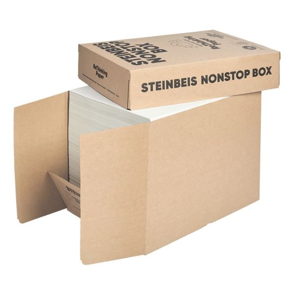 Maxi-box gerecycleerd papier A4 Steinbeis Trend White - 2500 bladen (totaal)