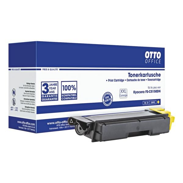 OTTO Office Tonerpatroon vervangt Kyocera �TK-580Y�