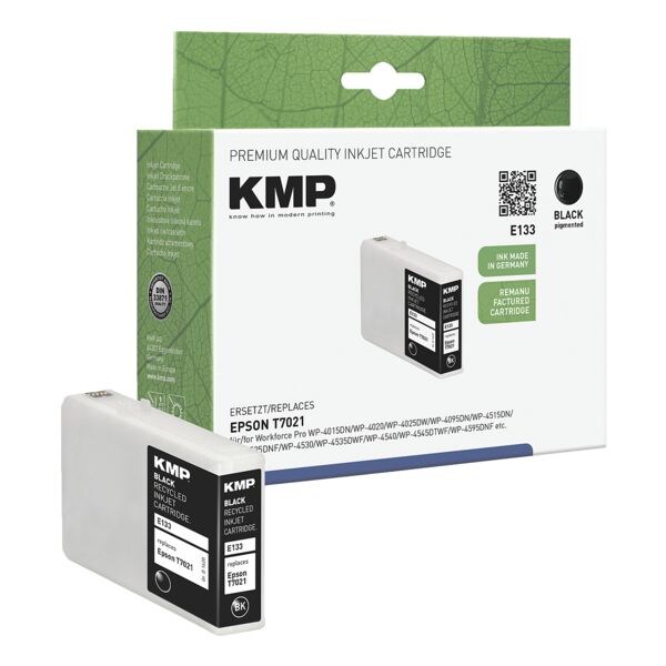 KMP Inktpatroon vervangt  Epson T0721 zwart