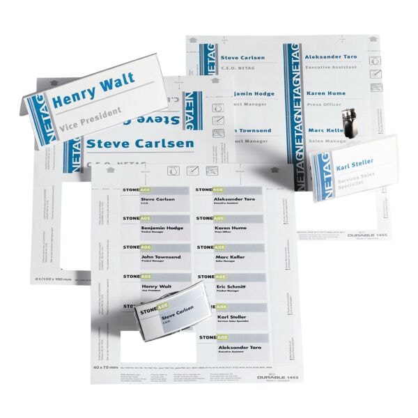 Durable Insteekkaartjes �145102� 60x30 mm