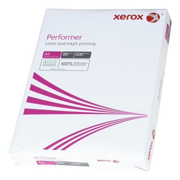 Kopieerpapier A4 Xerox Performer - 500 bladen (totaal), 80g/qm