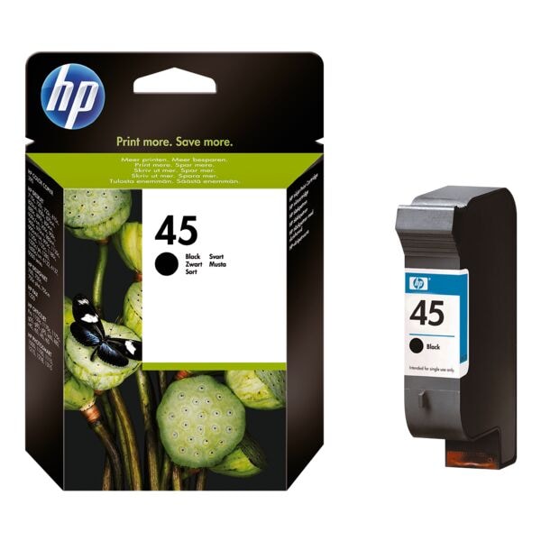 HP Inktpatroon HP 45, zwart - HP 51645AE