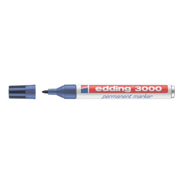 edding Permanent-Marker 3000 - ronde punt, Lijndikte 1,5  - 3,0 mm