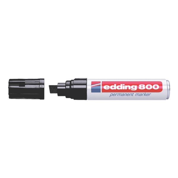edding Permanent-Marker 800 - schuine punt, Lijndikte 4,0  - 12,0 mm (XB)