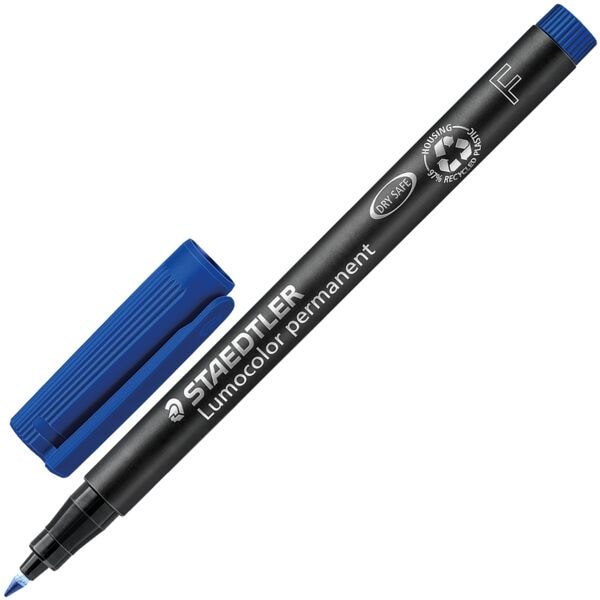 STAEDTLER Permanent-Marker Lumocolor permanent - ronde punt, Lijndikte 0,6 mm